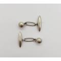 925 Sterling Silver Cufflinks weight 4.3g as per photo
