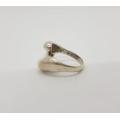 925 Sterling Silver Ring weight 4.9g size N as per photo