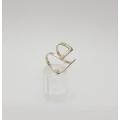 925 Sterling Silver Ring weight 2.1g size N as per photo