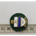Artillary badge-Per Doctrinam Dignitas brooch as per scan