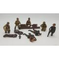 Lot of 7 painted lead soldiers as per photo