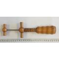 Vintage wooden cork screw - as per photo