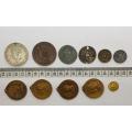 Lot of 11 Medallions and Tokens - as per scan