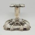 Vintage Silver Plated Candleholder with Inscription CandE 1947-1972 as per photo
