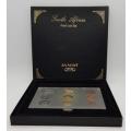 1999 South Africa Strelitzia (bird of paradise) Proof Coin Set as per photo