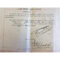Deed of Transfer in favor of William Gibson Robb -1920 Woodstock - as per photo