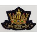The Society of Master Mariners embroidered cloth badge - as per scan
