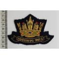 The Society of Master Mariners embroidered cloth badge - as per scan