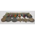 Set of WWII miniature medals - as per photo