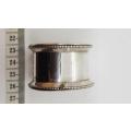 Hallmark Silver serviette ring - engraved - as per photo