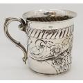 Vintage Hallmark Silver Christening cup - weight 77g - as per photo