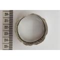 Silver serviette ring - no markings - as per photo