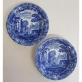 Pair of Copeland Spode Italian salad bowls - one bowl chip repaired - as per photo