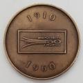 1910/1960 Eenheid 50 Year Union medallion - as per photo