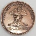 Foudroyant - Lord Nelson`s Flagship medallion - made from copper of vessel after breaking up aps