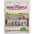 Bachmann mini people hand decorated in HO Scale in packaging as per photo