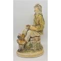 Nature Craft - Naughty Naughty Old Man and Dog figurine - as per photo