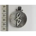 925 Sterling Silver Pendant with Asian markings weight 17g as per photo