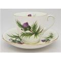 Adderley `Thistle` cup and saucer duo - as per photo