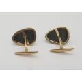 Vintage Pair of 9ct Gold Cufflinks - 8.7g - as per photo