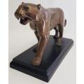 Bronze Cougar on Base 20 cm x 33 cm - as per photo