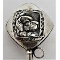 Vintage Sterling Silver Baby Rattle, Weight 10g - as per photo
