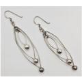 925 Sterling Silver Earrings weight 4,3g as per photo