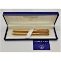 Waterman Paris 18ct Gold -Tipped Fountain Pen and Pencil Set in box - as per photo
