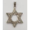 925 Sterling Silver Vintage Design Star of David weight 3.3g as per photo
