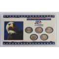 1999 USA Official Mint State Quarters Coin Set as per photo