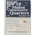 1999 USA 50 States Commemorative Quarters Philadelphia Mint as per photo