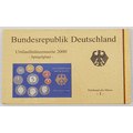 2000 Bundersrepublik Deutschland Coin Set - Germany - J as per photo