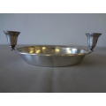 Seranco EPNS Serving platter with 2 candleholders as per photo