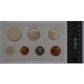 1987 SA Mint Coin Set as per photo