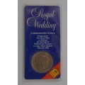 1981 Charles & Diana Wedding Commerative Crown Medallion as per photo