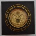 USA Washington DC Great Seal Medallion in box as per photo