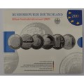 2005 German Silver Coin Set as per photo