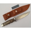 Magnum by Boker, Stainless steel hunting knife, Safari Mate with Sheath 28cm as per photo