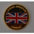 United Kingdom Tower Bridge Gold Plated Medallion as per photo