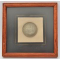 Framed South African 5 Shillings 1948 as per photo