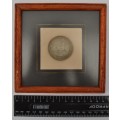 Framed South African 5 Shillings 1948 as per photo