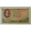 G Rissik R10 South African Banknote as per photo