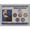 1999 USA Official Mint State Quarters coin set as per photo