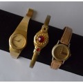 Lot of 3 ladies watches as per photo
