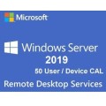 Windows Server 2019 Remote Desktop Services/RDS 50 User CAL License