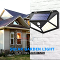 100 LED Solar Powered Wall Lamp with Motion Sensor - Super Bright - Built in Battery