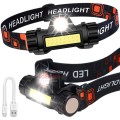 USB Rechargeable COB 4 in 1 headlamp, headlamp with a magnet Headlight