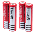 4 pcs x 18650 Li-ion Rechargeable Battery 4800mAh 3.7V