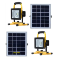 Pack of 2 x Solar Rechargeable Portable LED Flood Light with Solar Panel - BEAT LOADSHEDDING !