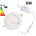 6W LED Round Panel Recessed Ceiling Lamp Down Light - with 220V LED Driver